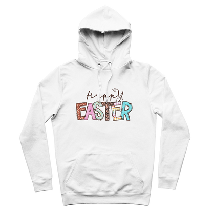 Happy Easter 100% Organic Cotton Hoodie - DirectlyPersonalised