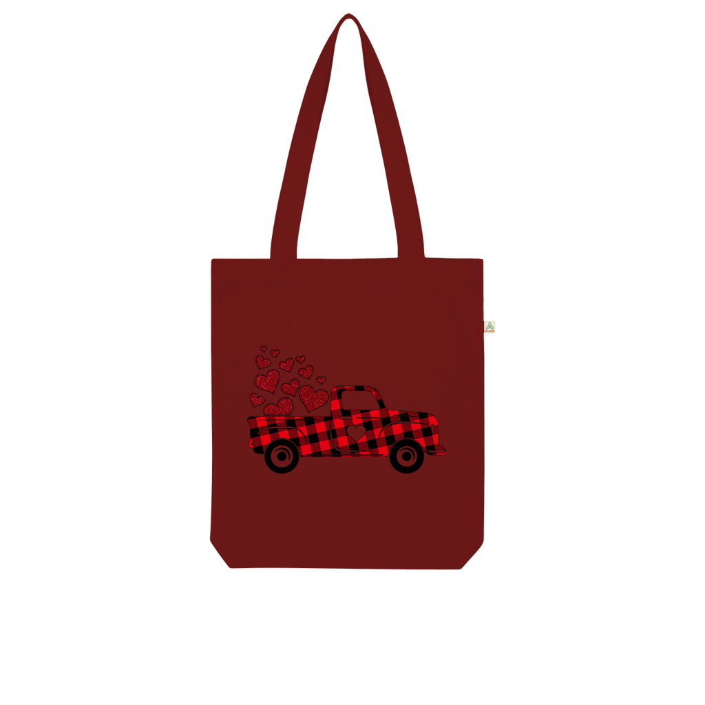 Love Truck Organic Tote Bag - DirectlyPersonalised