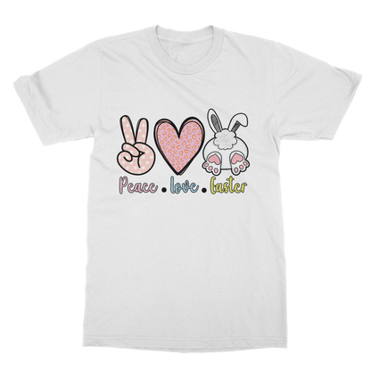 PEACE LOVE EASTER Classic Adult T-Shirt - DirectlyPersonalised