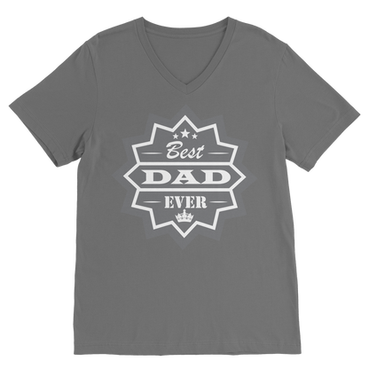 Best Dad Ever Classic V-Neck T-Shirt - DirectlyPersonalised