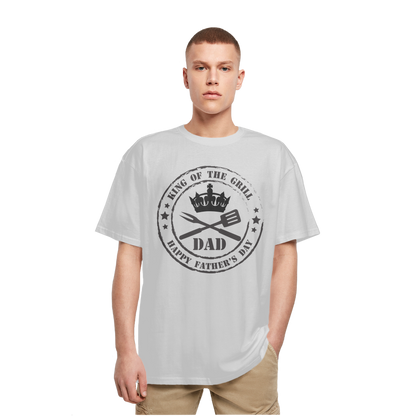 King of the Grill Heavy Oversized T-Shirt - DirectlyPersonalised