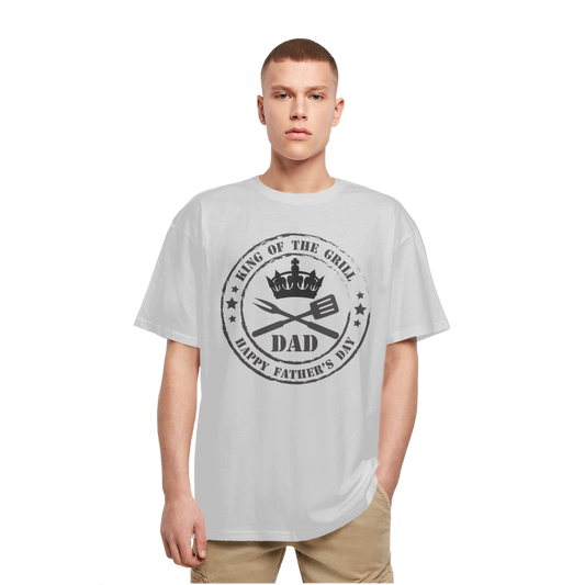 King of the Grill Heavy Oversized T-Shirt - DirectlyPersonalised