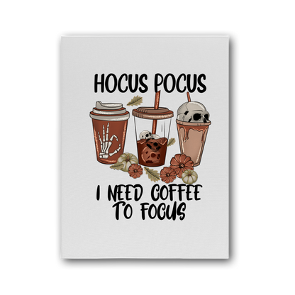 HOCUS POCUS -COFFEE DESIGN Premium Stretched Canvas - DirectlyPersonalised