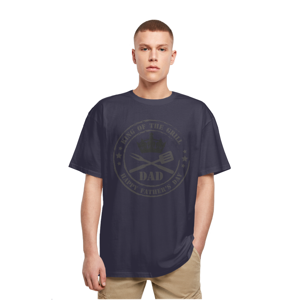 King of the Grill Heavy Oversized T-Shirt - DirectlyPersonalised