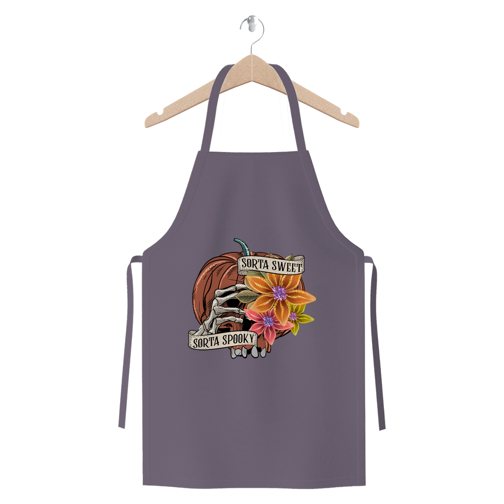 SORTA SWEET - SORTA SPOOKY Premium Jersey Apron - DirectlyPersonalised