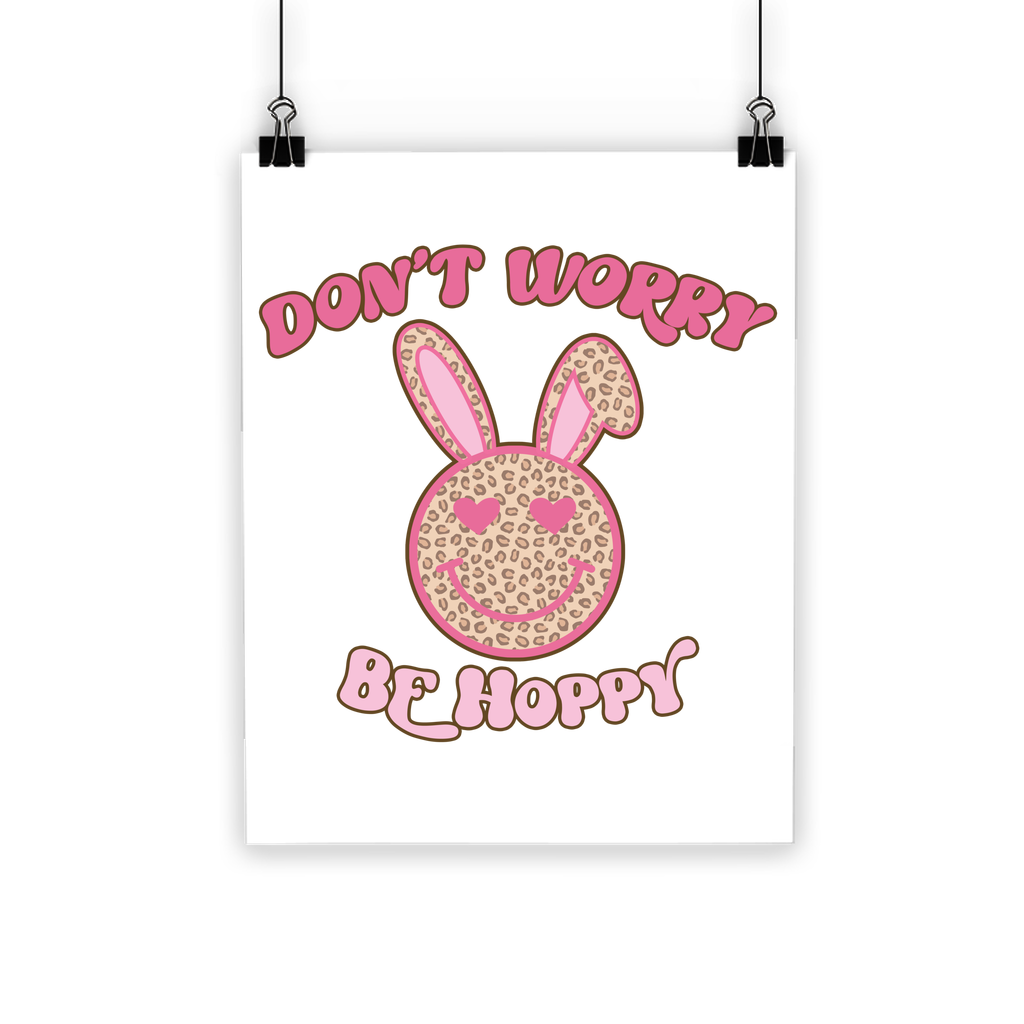 Don't worry be 'happy' Classic Poster - DirectlyPersonalised