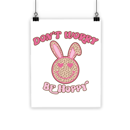 Don't worry be 'happy' Classic Poster - DirectlyPersonalised