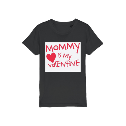 Mummys Valentine Organic Jersey Kids T-Shirt - DirectlyPersonalised