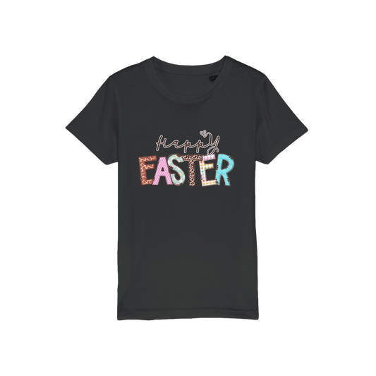 Happy Easter Organic Jersey Kids T-Shirt - DirectlyPersonalised