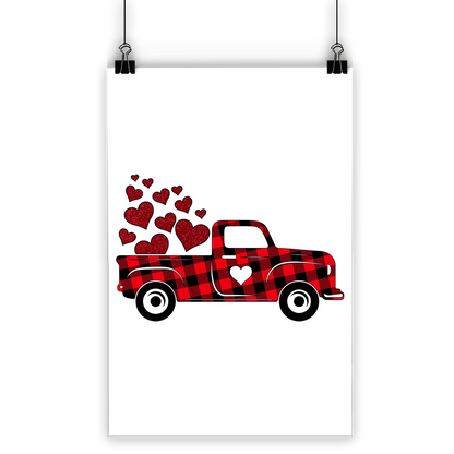 Love Truck Classic Poster - DirectlyPersonalised