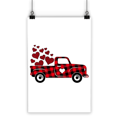 Love Truck Classic Poster