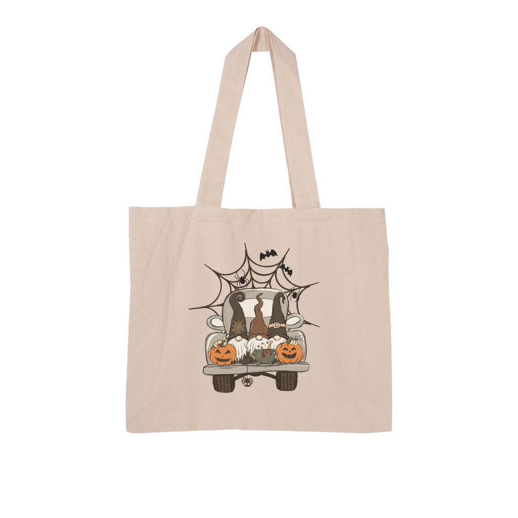 LETS GET SPOOKY Large Organic Tote Bag - DirectlyPersonalised