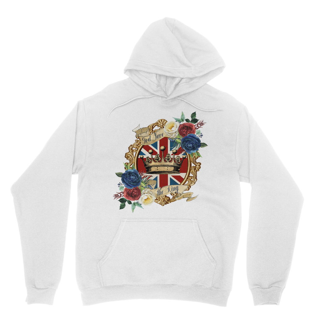 GOD SAVE THE KING Classic Adult Hoodie - DirectlyPersonalised