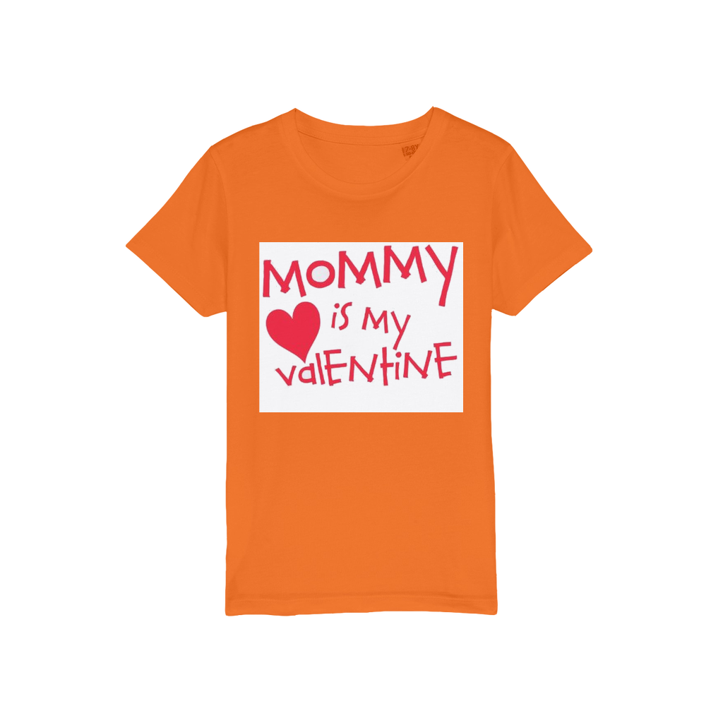 Mummys Valentine Organic Jersey Kids T-Shirt - DirectlyPersonalised