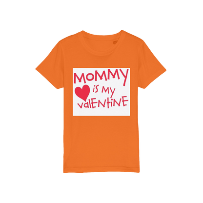 Mummys Valentine Organic Jersey Kids T-Shirt - DirectlyPersonalised