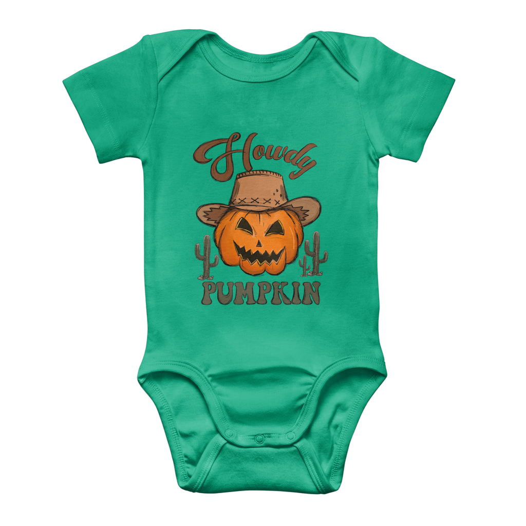 HOWDY PUMPKIN Classic Baby Onesie Bodysuit - DirectlyPersonalised
