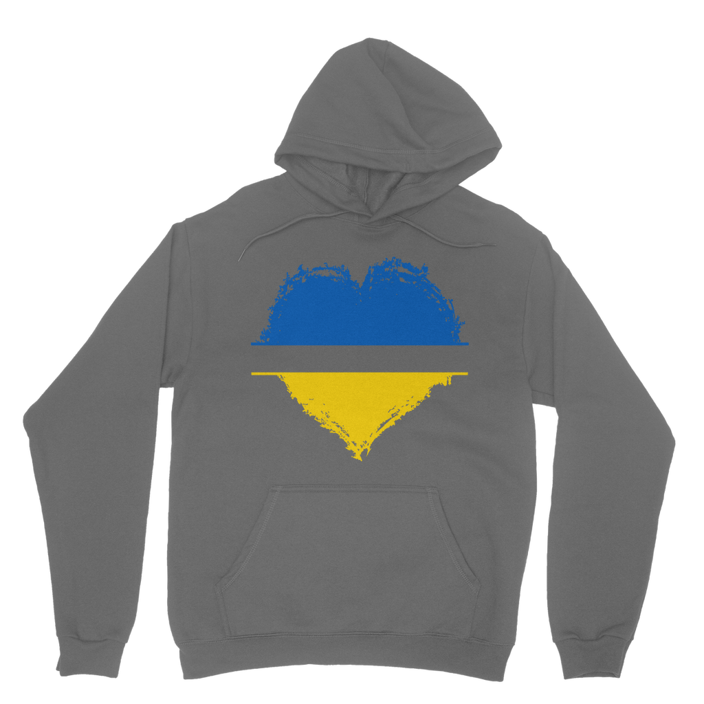 HEARTS WITH UKRAINE Classic Adult Hoodie - DirectlyPersonalised
