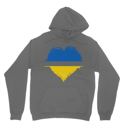 HEARTS WITH UKRAINE Classic Adult Hoodie - DirectlyPersonalised