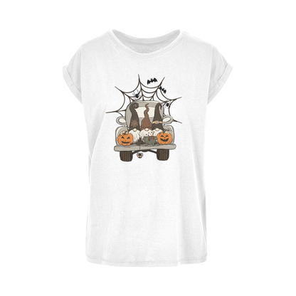 LETS GET SPOOKY Women's Extended Shoulder T-Shirt XS-5XL - DirectlyPersonalised