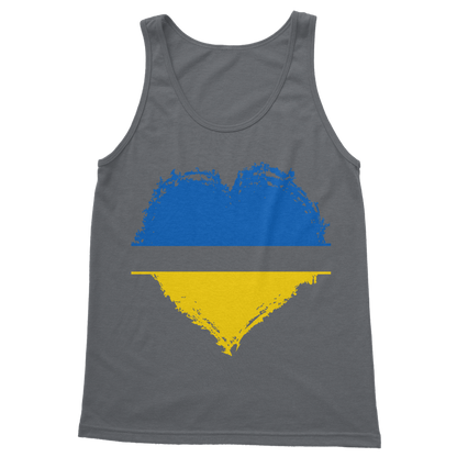 HEARTS WITH UKRAINE Classic Adult Vest Top - DirectlyPersonalised