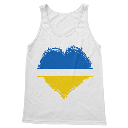 HEARTS WITH UKRAINE Classic Adult Vest Top - DirectlyPersonalised