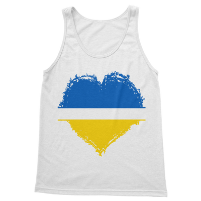 HEARTS WITH UKRAINE Classic Adult Vest Top