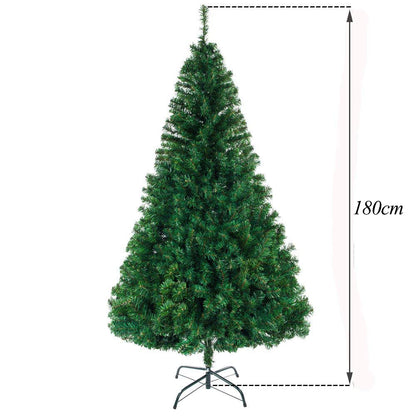 6ft 1050 Branch Christmas Tree - Decorative Christmas Tree 180cm - DirectlyPersonalised