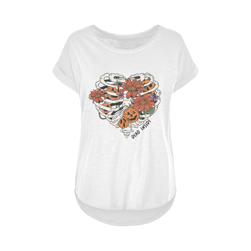 RIB CAGE Women's Long Slub T-Shirt XS-5XL - DirectlyPersonalised