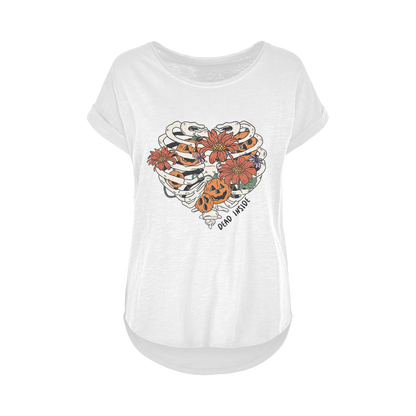 RIB CAGE Women's Long Slub T-Shirt XS-5XL - DirectlyPersonalised