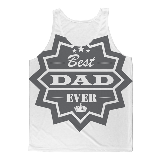 Best Dad Ever Classic Sublimation Adult Tank Top - DirectlyPersonalised