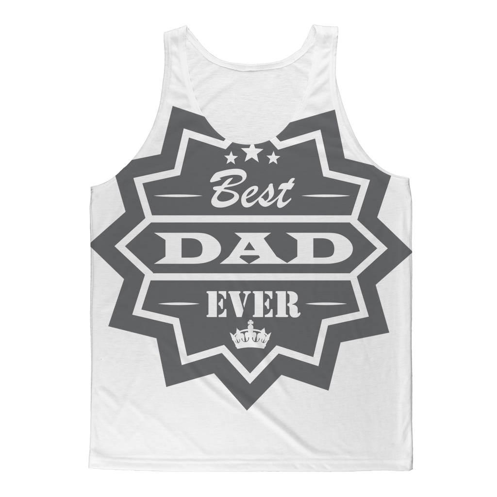 Best Dad Ever Classic Sublimation Adult Tank Top
