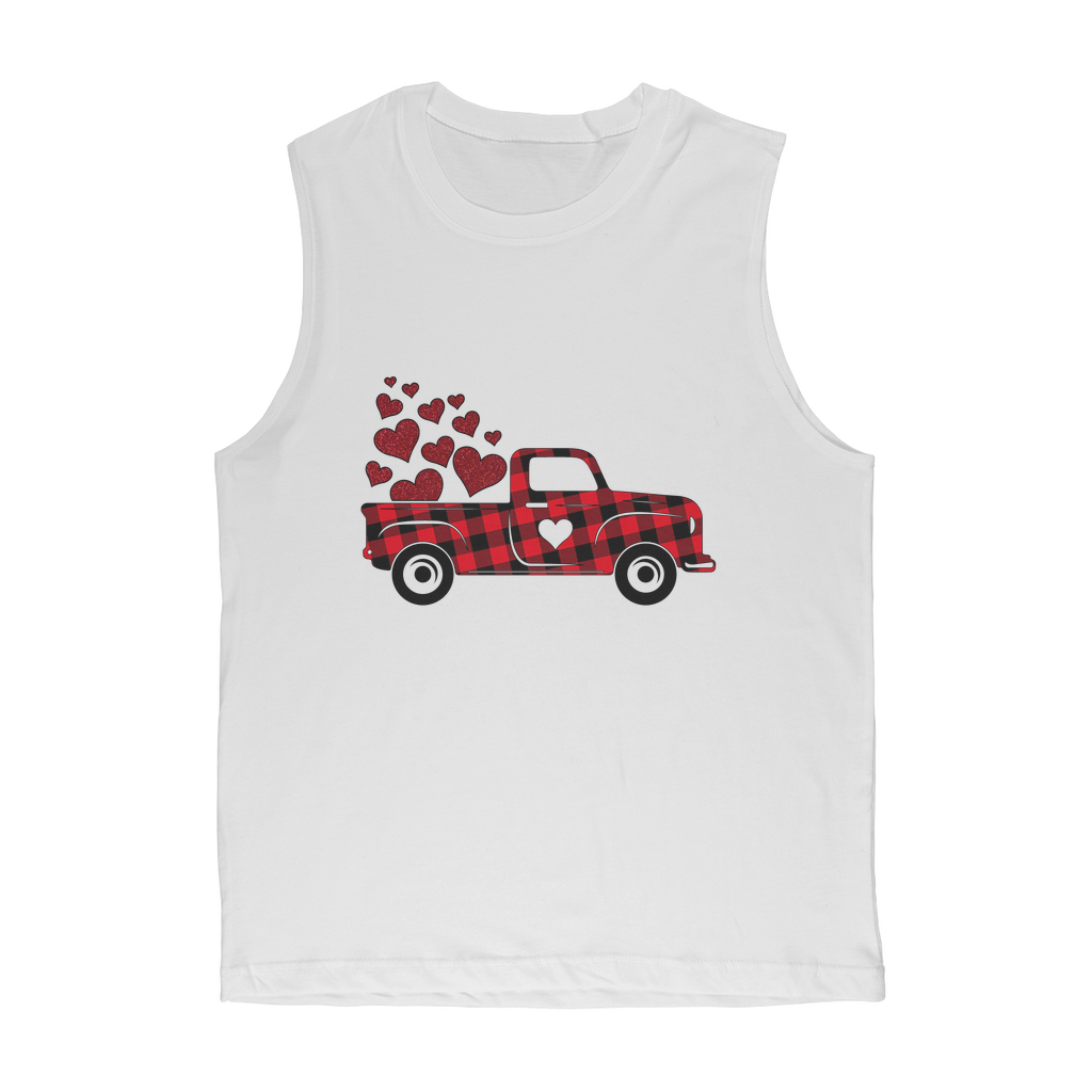 Love Truck Classic Adult Muscle Top - DirectlyPersonalised