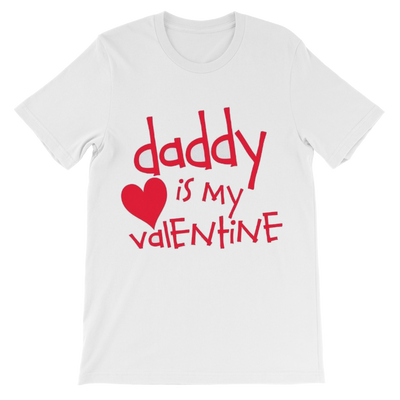 Daddy's my Valentine Classic Kids T-Shirt