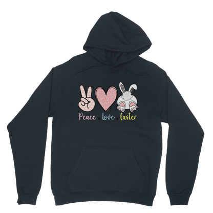 PEACE LOVE EASTER Classic Adult Hoodie - DirectlyPersonalised