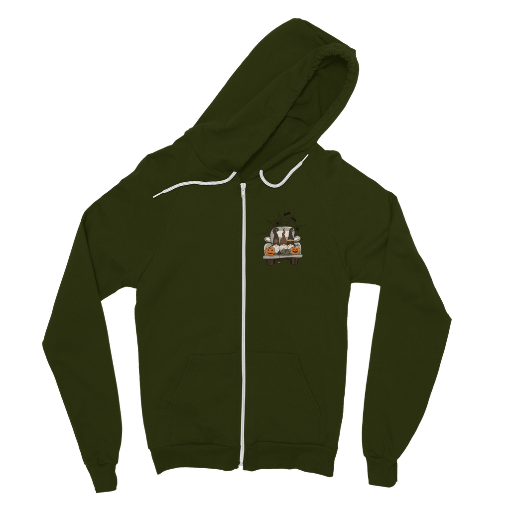 LETS GET SPOOKY Classic Adult Zip Hoodie - DirectlyPersonalised