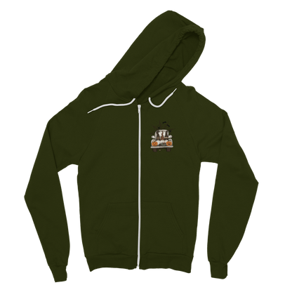 LETS GET SPOOKY Classic Adult Zip Hoodie - DirectlyPersonalised