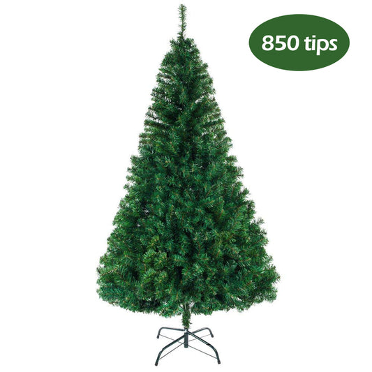 5.5ft 850 Branch Christmas Tree - Decorative Christmas Tree - DirectlyPersonalised