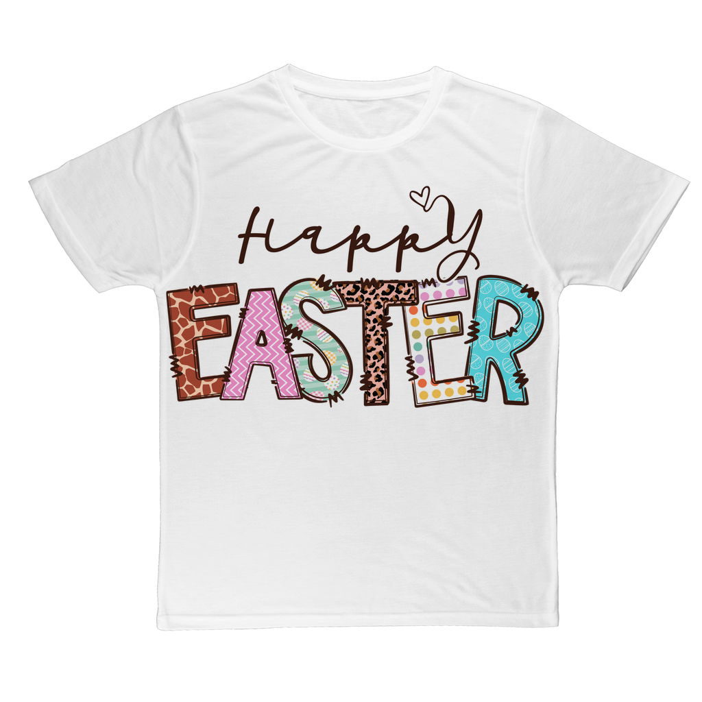 Happy Easter Classic Sublimation Adult T-Shirt - DirectlyPersonalised