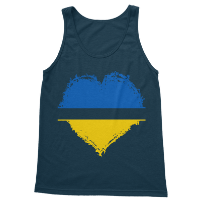 HEARTS WITH UKRAINE Classic Adult Vest Top