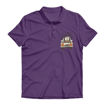 LETS GET SPOOKY Premium Adult Polo Shirt - DirectlyPersonalised