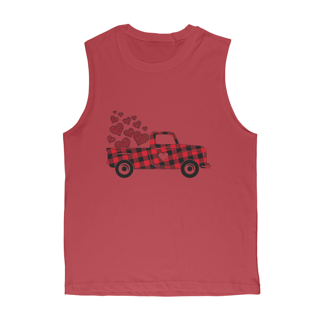 Love Truck Classic Adult Muscle Top - DirectlyPersonalised