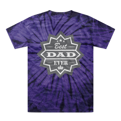 Best Dad Ever Tonal Spider Tie-Dye T-Shirt - DirectlyPersonalised