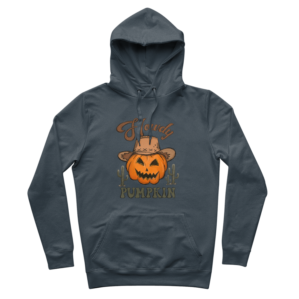 HOWDY PUMPKIN 100% Organic Cotton Hoodie - DirectlyPersonalised