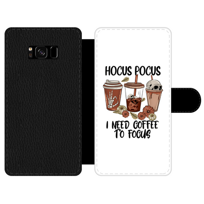 HOCUS POCUS -COFFEE DESIGN Front Printed Wallet Cases - DirectlyPersonalised