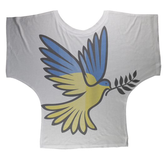 SUPPORT FOR UKRAINE Sublimation Batwing Top - DirectlyPersonalised