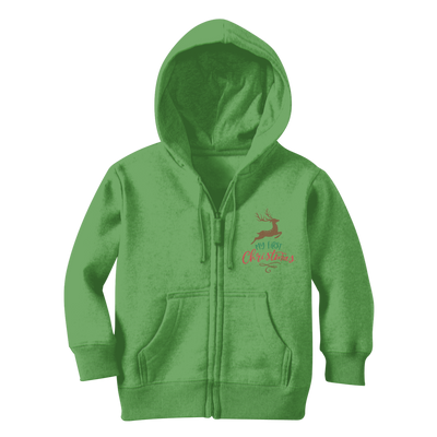 My First Christmas Colour Classic Kids Zip Hoodie