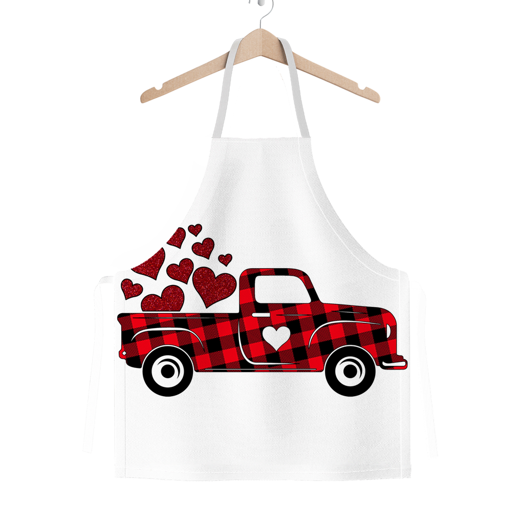 Love Truck Classic Sublimation Adult Apron - DirectlyPersonalised