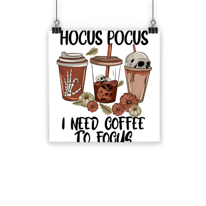 HOCUS POCUS -COFFEE DESIGN Classic Poster - DirectlyPersonalised