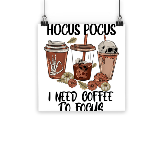 HOCUS POCUS -COFFEE DESIGN Classic Poster - DirectlyPersonalised
