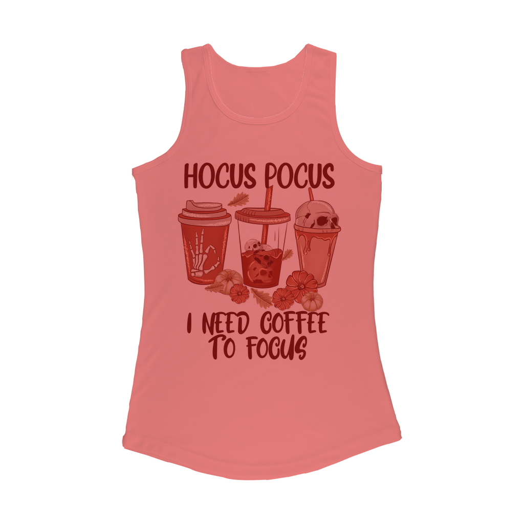 HOCUS POCUS -COFFEE DESIGN Women Performance Tank Top - DirectlyPersonalised